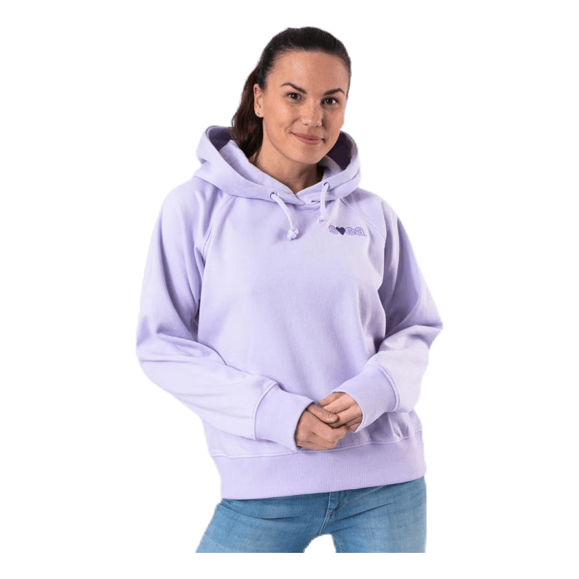 Heart Logo Hood Purple