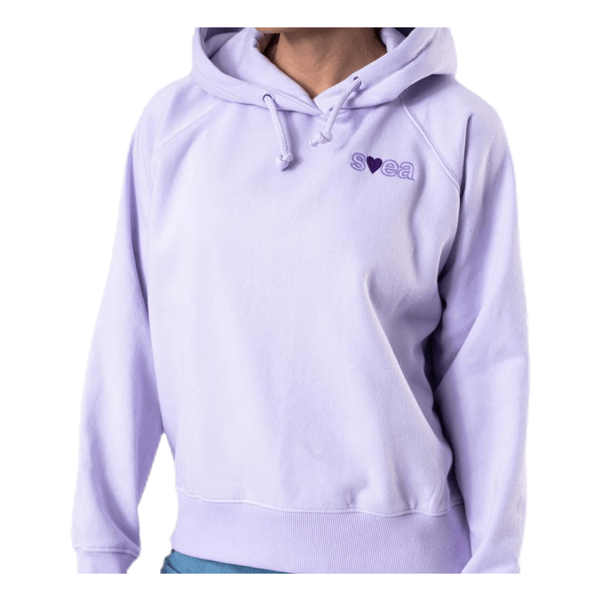 Heart Logo Hood Purple