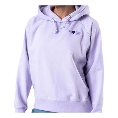 Heart Logo Hood Purple
