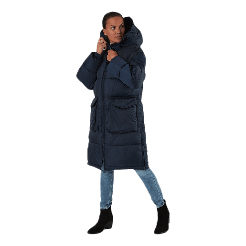 Comfy Puffer Coat Blue