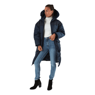 Comfy Puffer Coat Blue