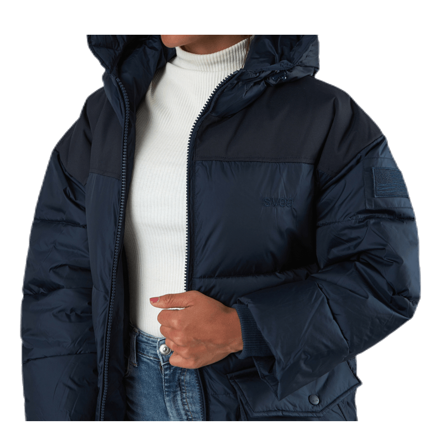 Comfy Puffer Coat Blue