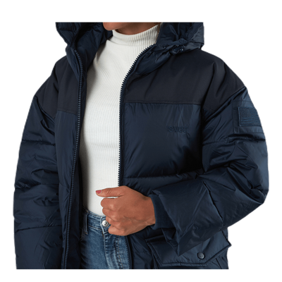 Comfy Puffer Coat Blue