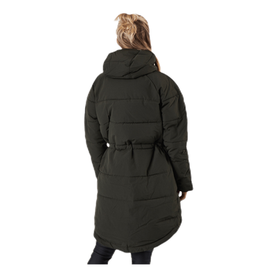 Hourglass Puffer Jacket Green