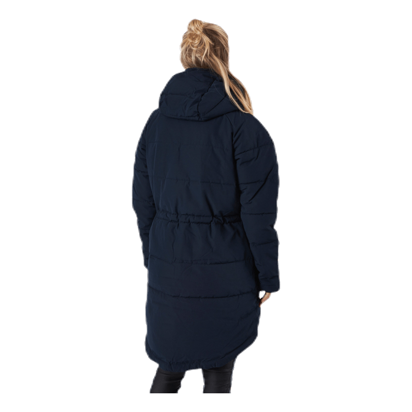 Hourglass Puffer Jacket Blue