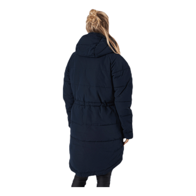 Hourglass Puffer Jacket Blue