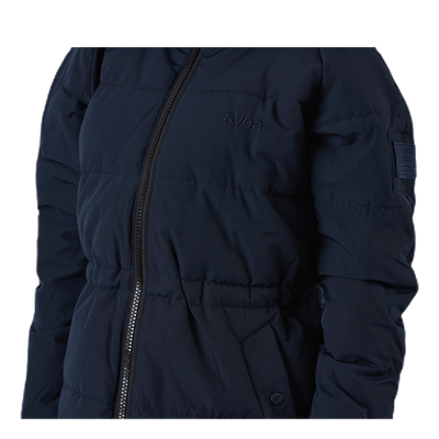 Hourglass Puffer Jacket Blue
