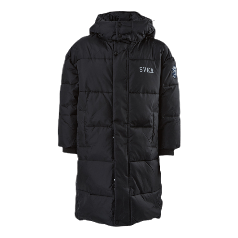 Long Puffer Coat Junior Black