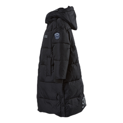 Long Puffer Coat Junior Black