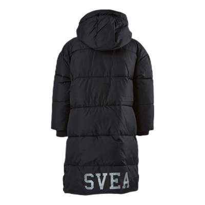 Long Puffer Coat Junior Black