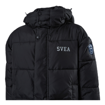 Long Puffer Coat Junior Black
