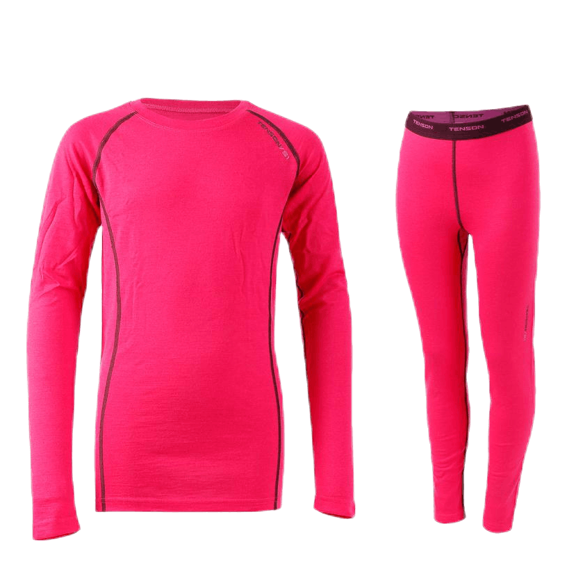 Esme Merino Wool Set Youth Pink