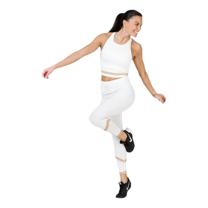 Seamless Crop Tank White