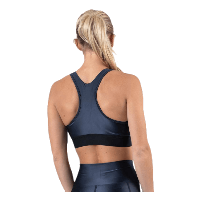Glossy Bra Top Blue