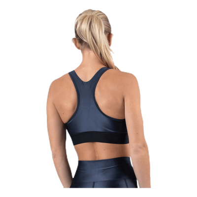 Glossy Bra Top Blue
