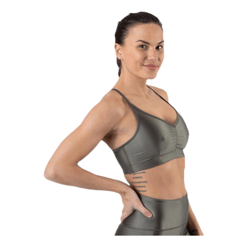 Gloss Bra Top Green