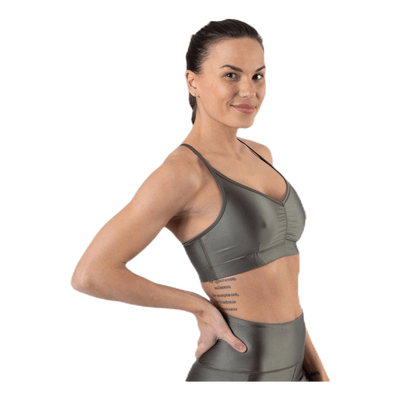 Gloss Bra Top Green