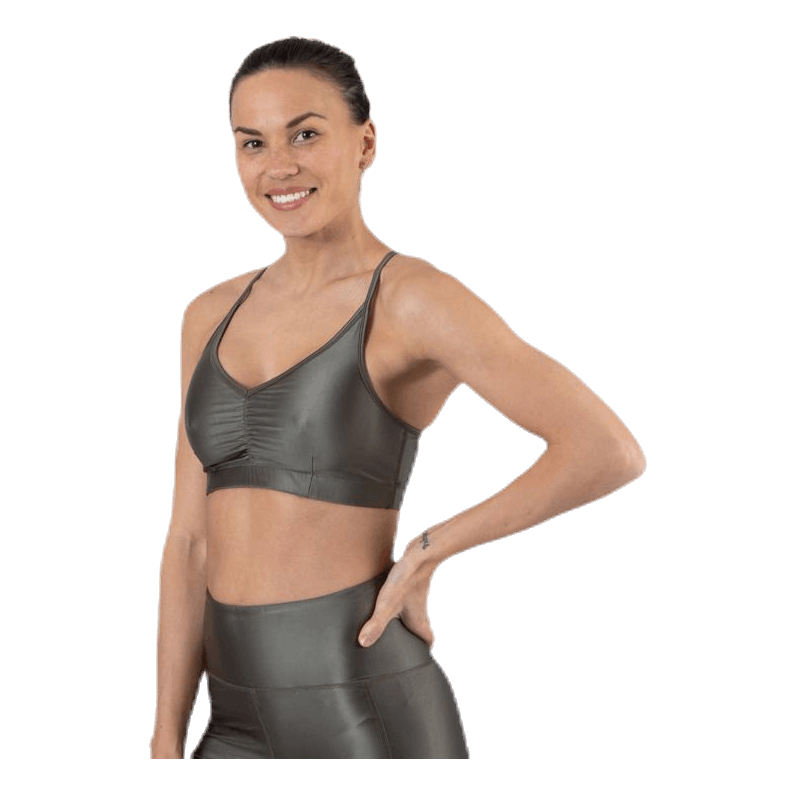 Gloss Bra Top Green