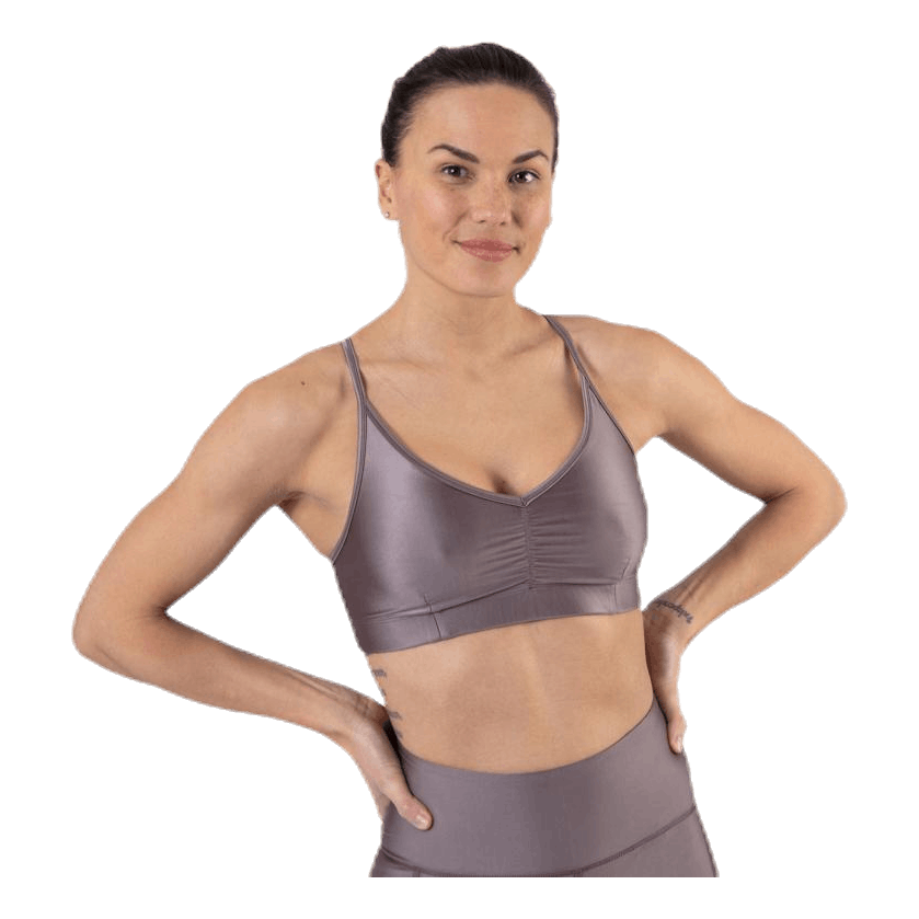 Gloss Bra Top Purple