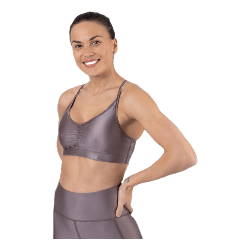 Gloss Bra Top Purple