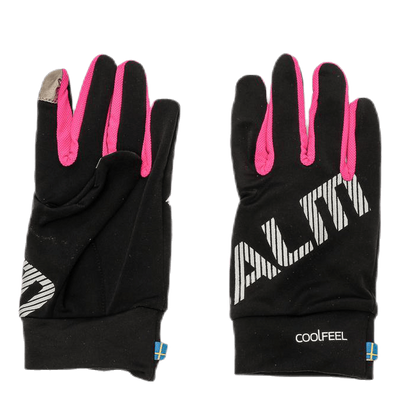 Running Gloves Pink/Black