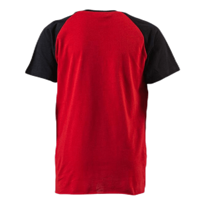 Organic Rag Tee Youth Black/Red