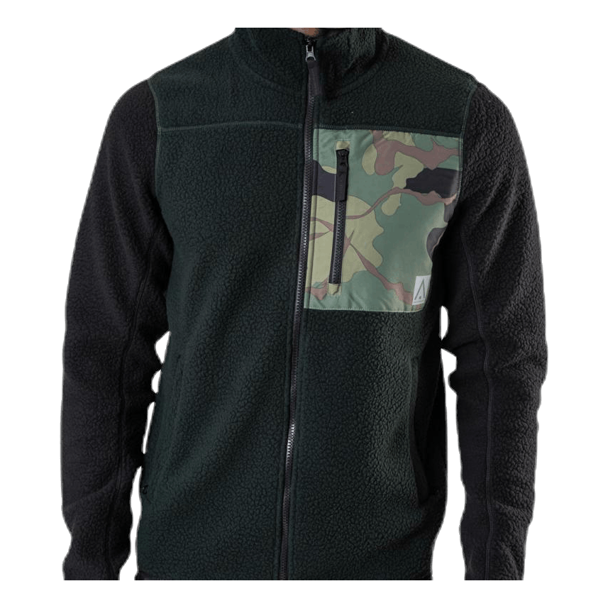 Retro Pile Jacket Green