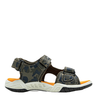 Saimen Blinking Sandal Orange/Green