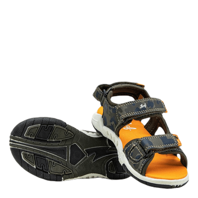 Saimen Blinking Sandal Orange/Green