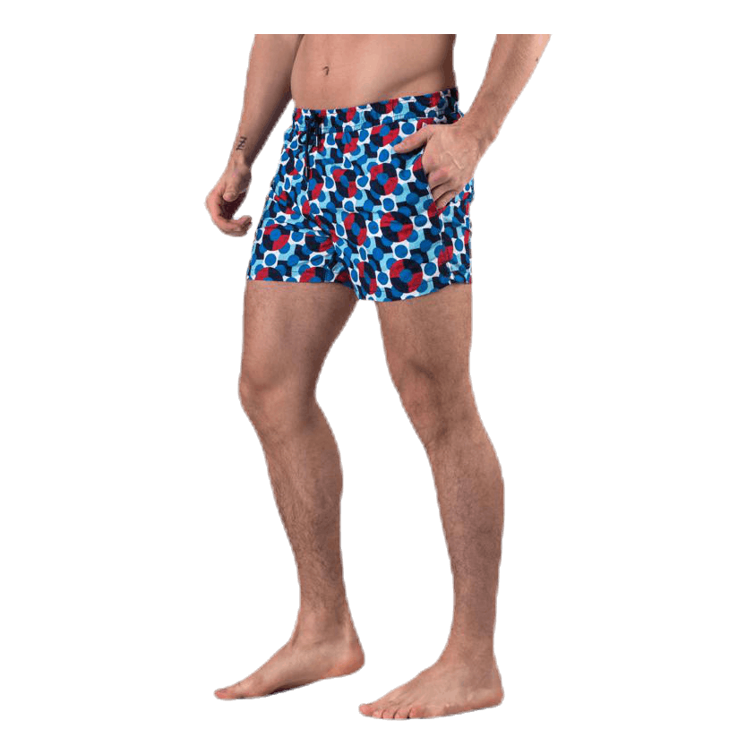 Illusion Dot Swim Shorts Blue