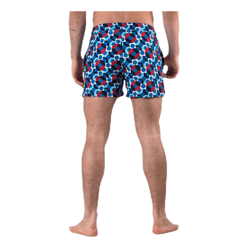 Illusion Dot Swim Shorts Blue