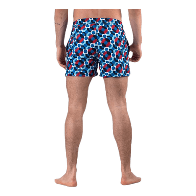 Illusion Dot Swim Shorts Blue