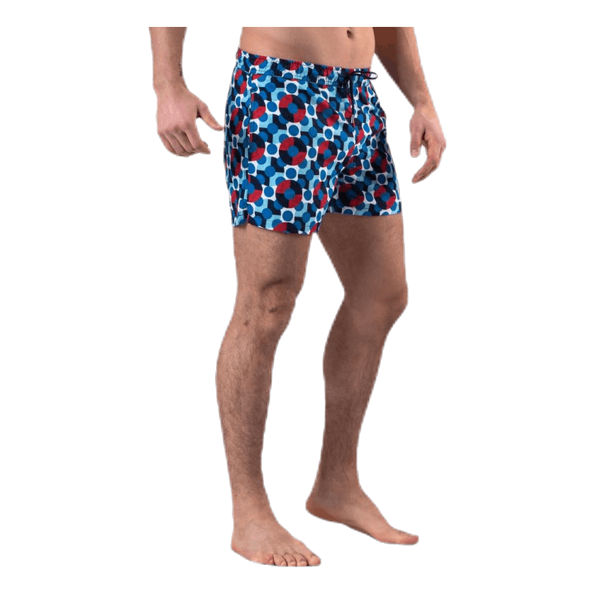 Illusion Dot Swim Shorts Blue