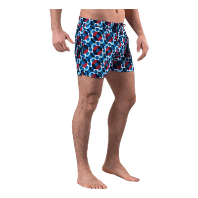 Illusion Dot Swim Shorts Blue