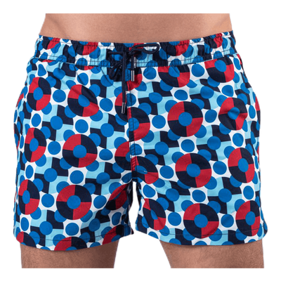 Illusion Dot Swim Shorts Blue