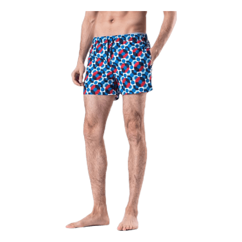 Illusion Dot Swim Shorts Blue