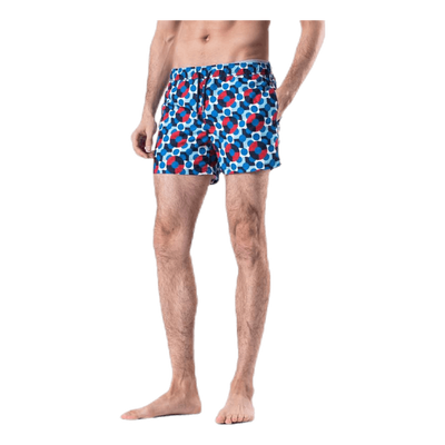 Illusion Dot Swim Shorts Blue