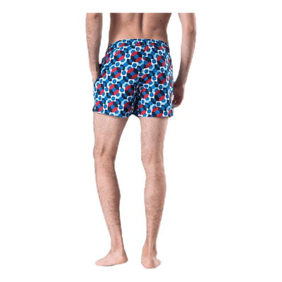 Illusion Dot Swim Shorts Blue