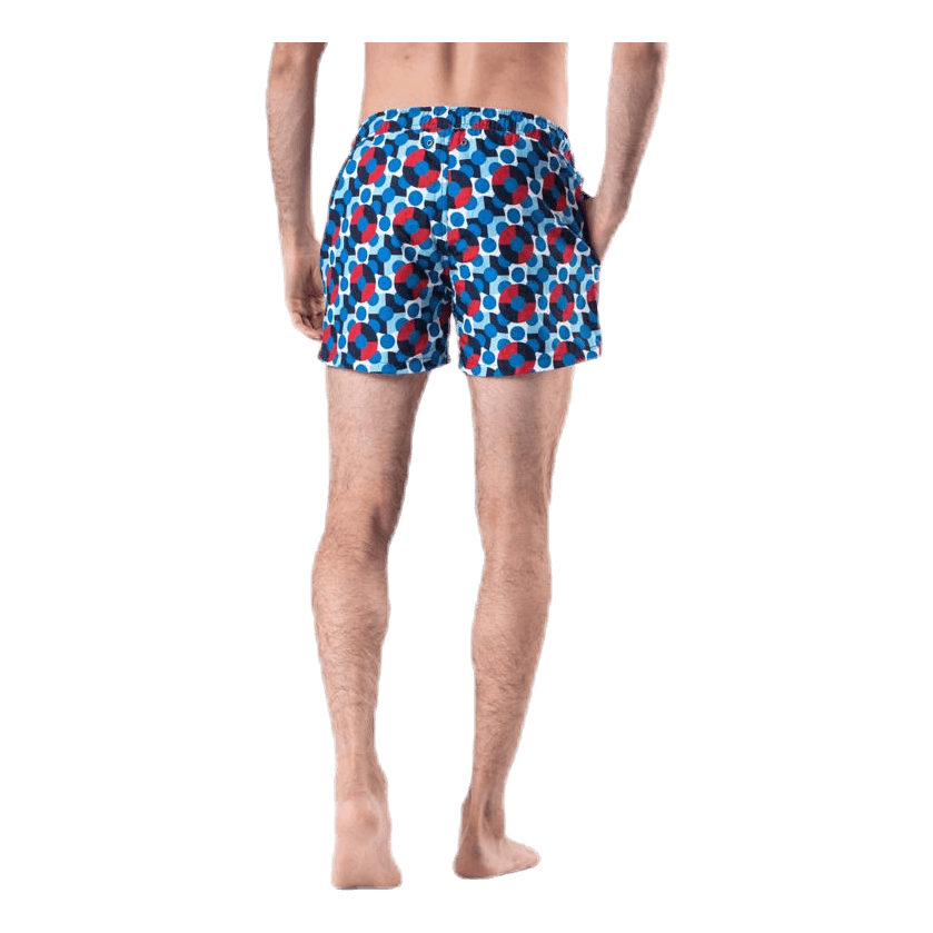 Illusion Dot Swim Shorts Blue