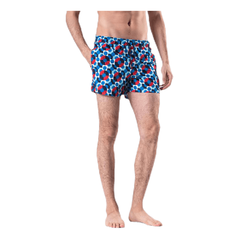 Illusion Dot Swim Shorts Blue