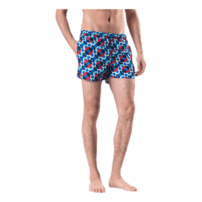 Illusion Dot Swim Shorts Blue