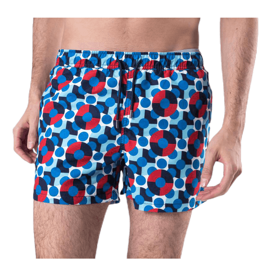 Illusion Dot Swim Shorts Blue