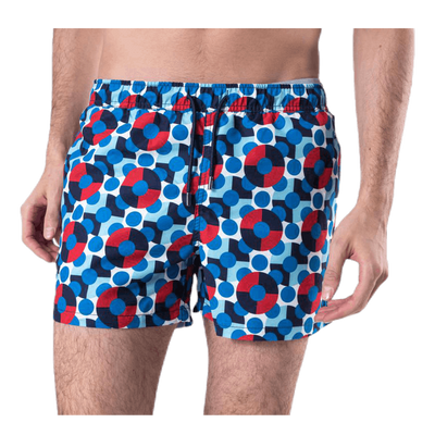 Illusion Dot Swim Shorts Blue