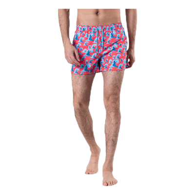 Wave Swim Shorts Red