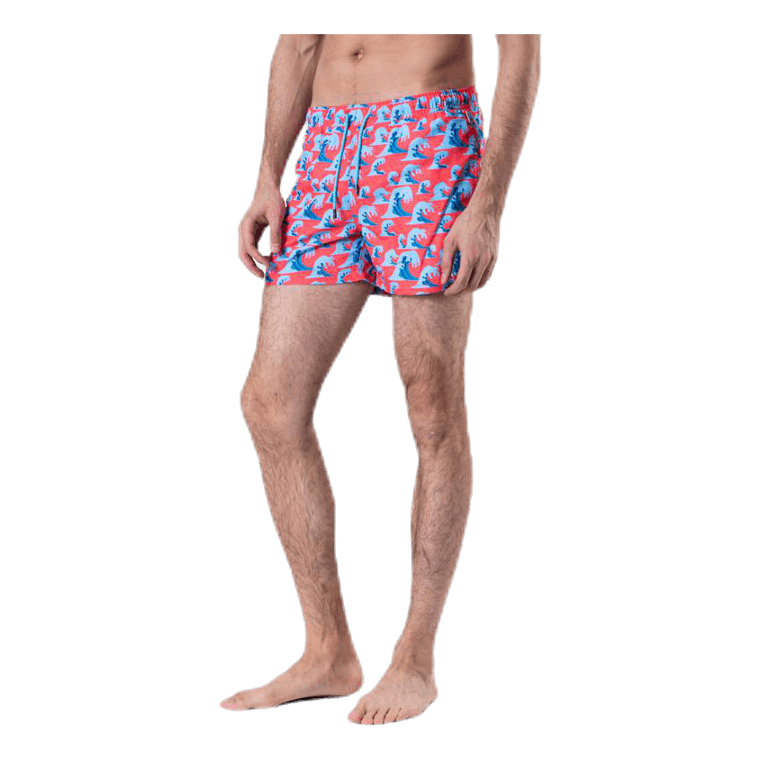 Wave Swim Shorts Red