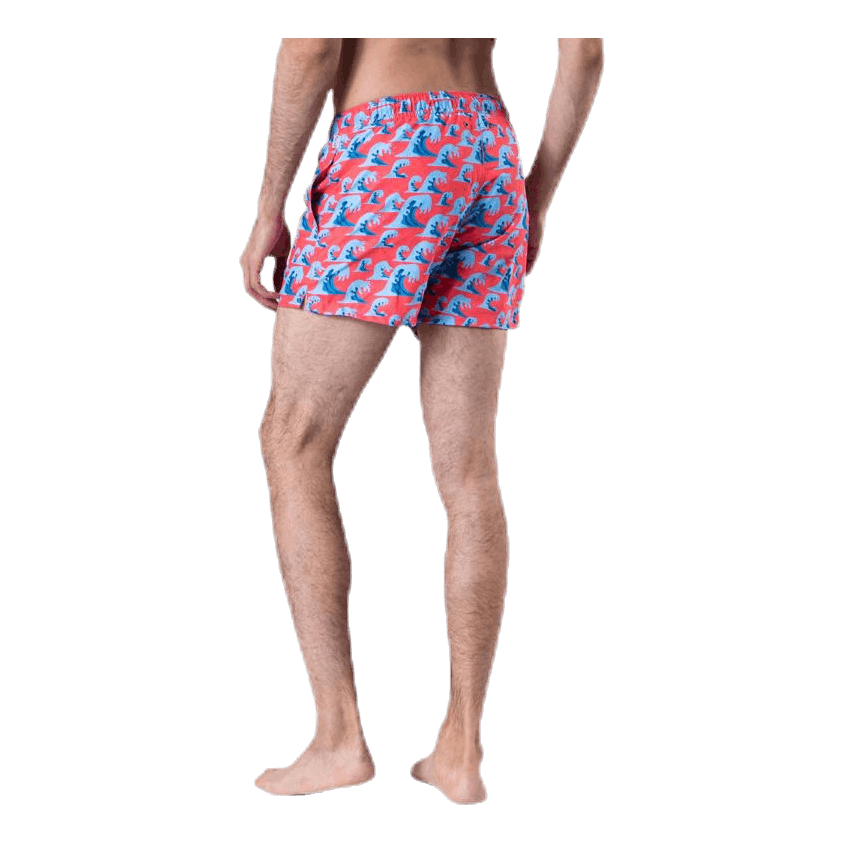 Wave Swim Shorts Red