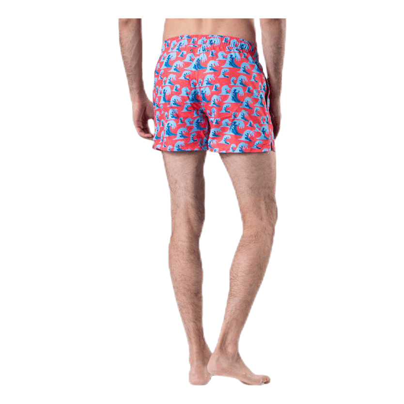 Wave Swim Shorts Red