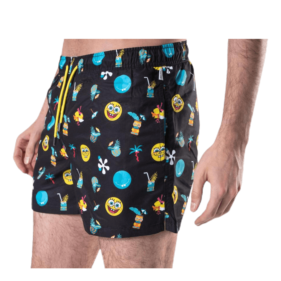 Sponge Bob Swim Shorts Black