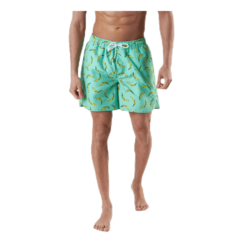 Swim Shorts Sandhamn Bananas Green