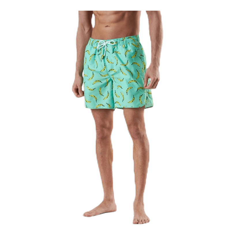 Swim Shorts Sandhamn Bananas Green